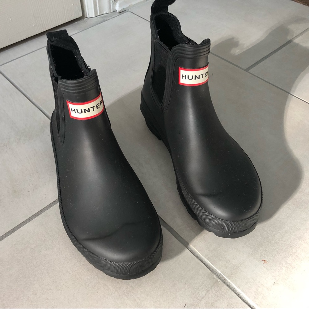 Hunter waterproof chelsea rain boot